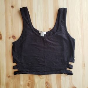 Black Crop Tank